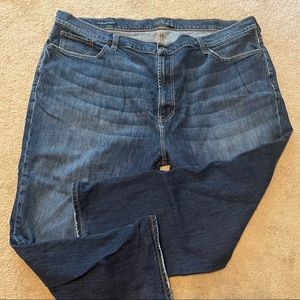 Mens Lucky Brand jeans 181 Relaxed Straight 48W 30L